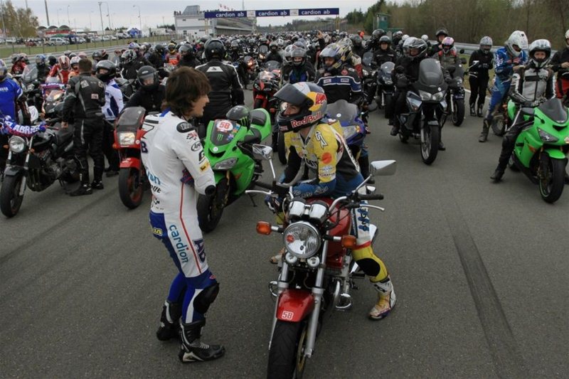 1 349 мотоциклистов собралось на треке Брно