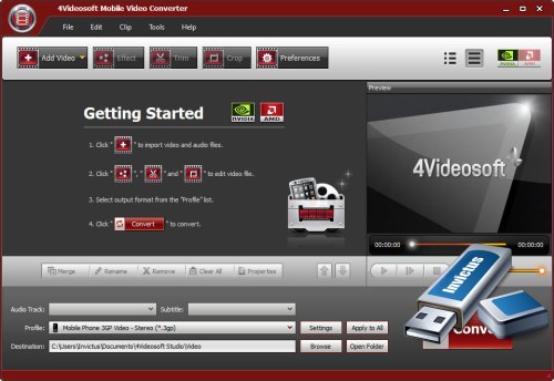 4Videosoft Mobile Video Converter 5.0.8 Portable