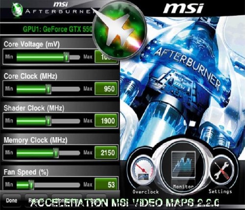 Acceleration MSI Video Maps 2.2.0