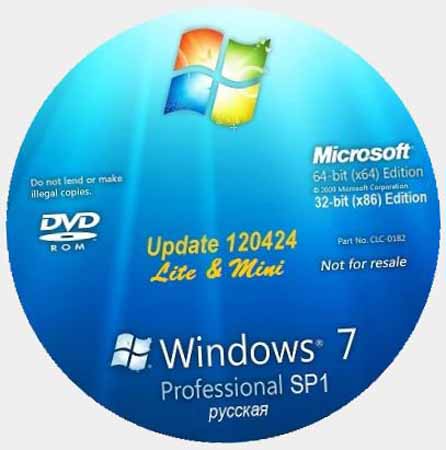 Microsoft Windows 7 Professional SP1 "PROFI-LM" 120424 (x64/x86/RUS/2012)