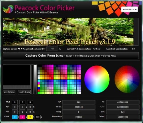 Peacock Color Pixel Picker v3.1.9