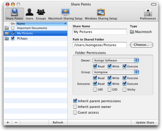 Koingo Software Swift Share v2.0.1 MacOSX Incl. Keyfilemaker-CORE