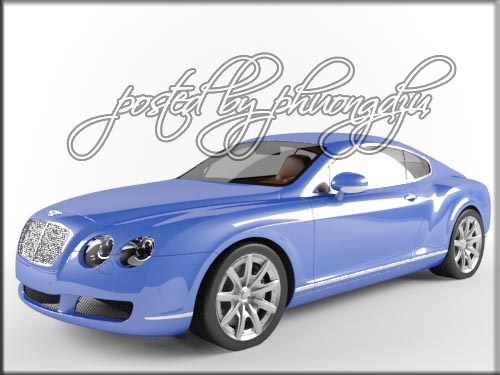 3D Car Bentley GT