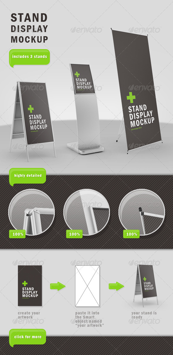 GraphicRiver Stand Display Mockup
