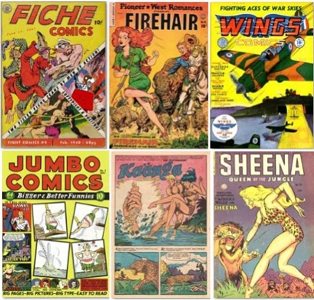 Golden Age Fiction House Comics Mega Collection