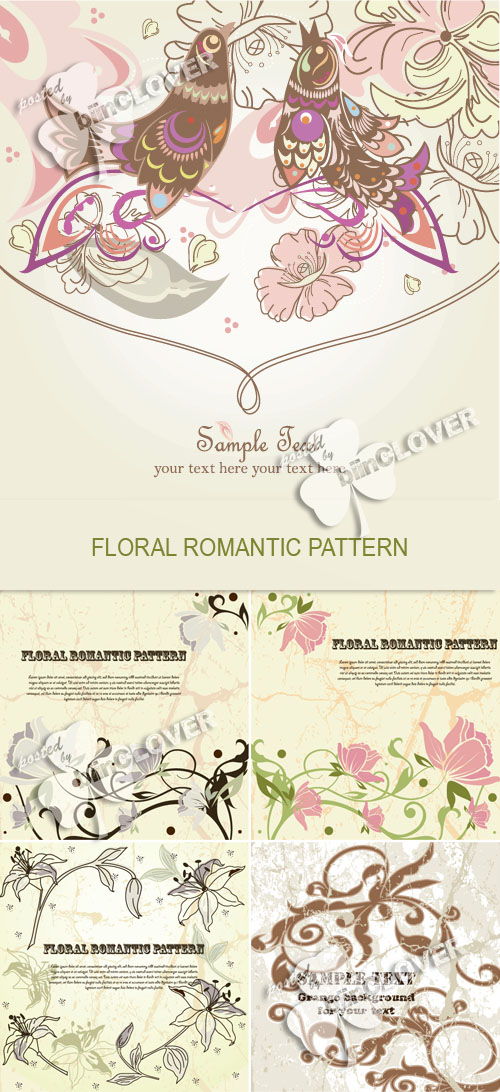 Floral romantic pattern 0153