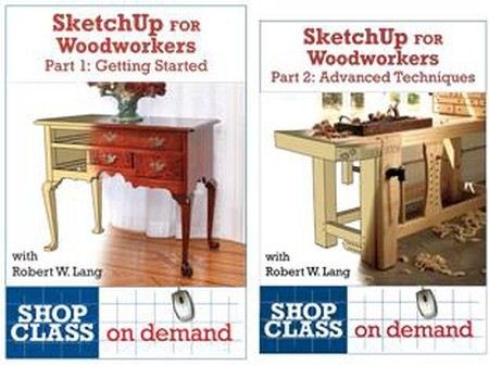 ShopClass: SketchUp for Woodworkers Part I & II (Re - uploaded)