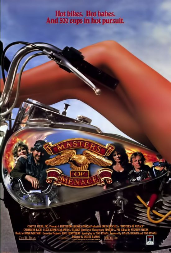Мотоциклы на постерах кинофильмов