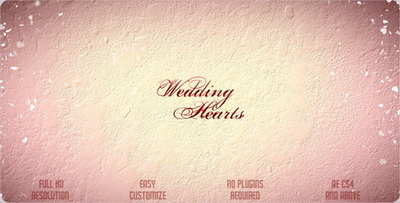 Videohive Wedding Hearts Slideshow - After Effects Project