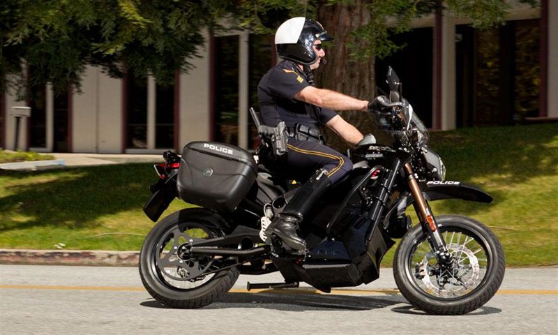 Полицейский электроцикл Zero DS 2012