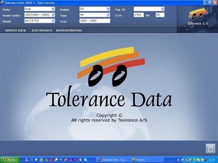 tolerance data 2012