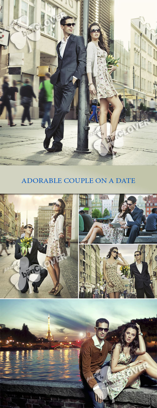 Adorable couple on a date 0179