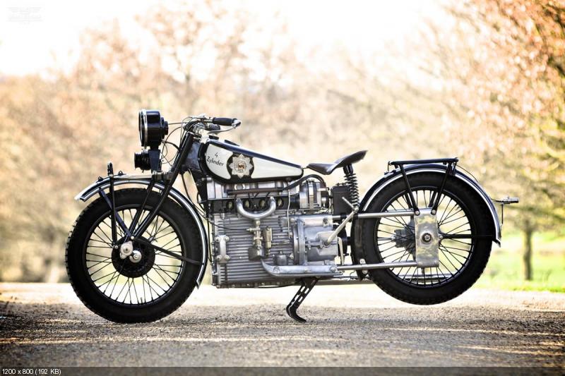 Старинный мотоцикл Windhoff 1928